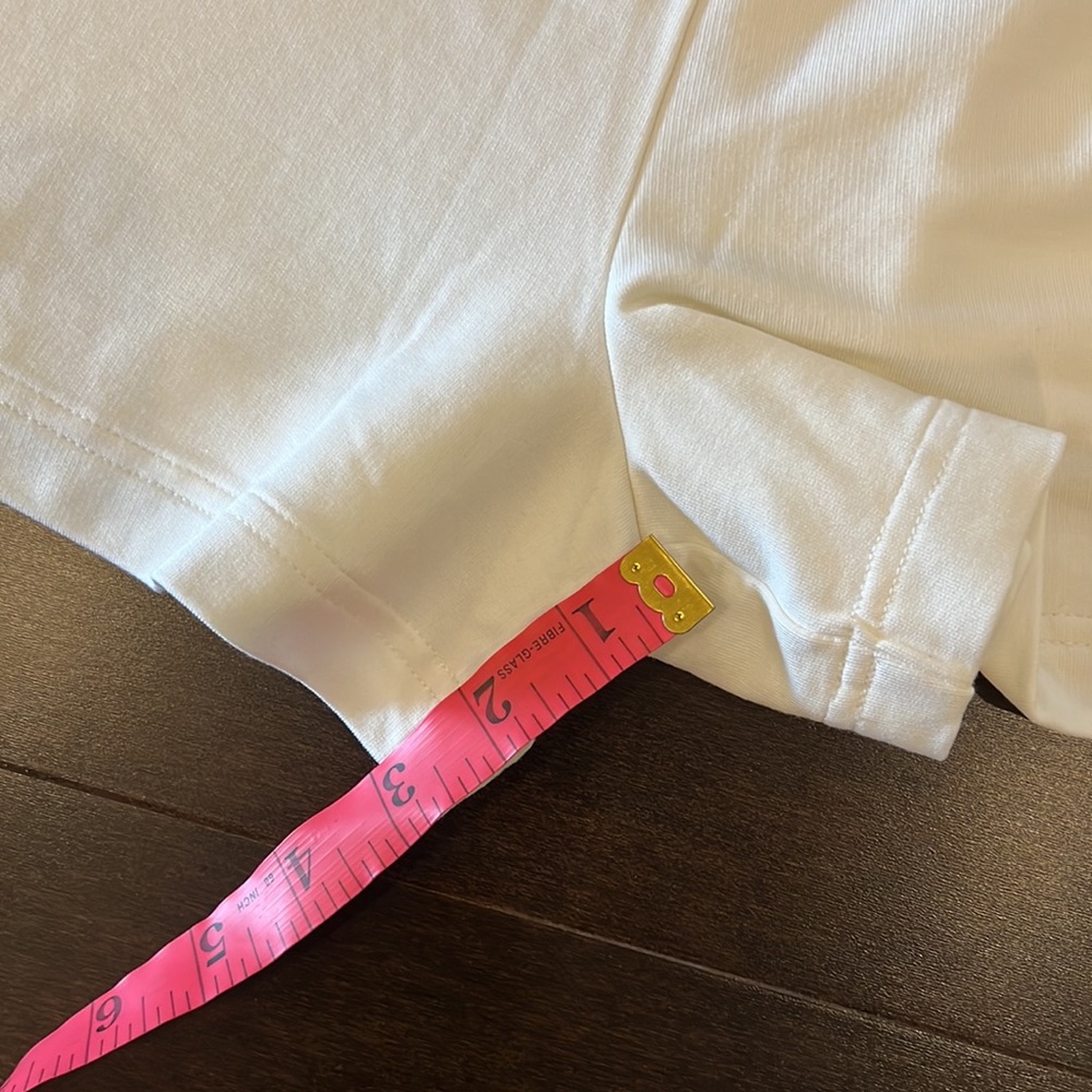 Banana Republic White drawstring stretch shorts 3 inch inseam NWT size Large - Picture 5 of 6